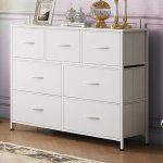 Dresser with 7 Drawers, Dressers for Bedroom, Fabric Storage Tower