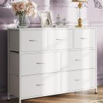 Dresser with 7 Drawers, Dressers for Bedroom, Fabric Storage Tower