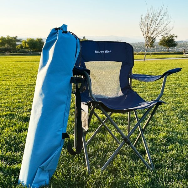 Camping Chairs For Adults, Outdoor Folding Chairs With Lumbar Back Support